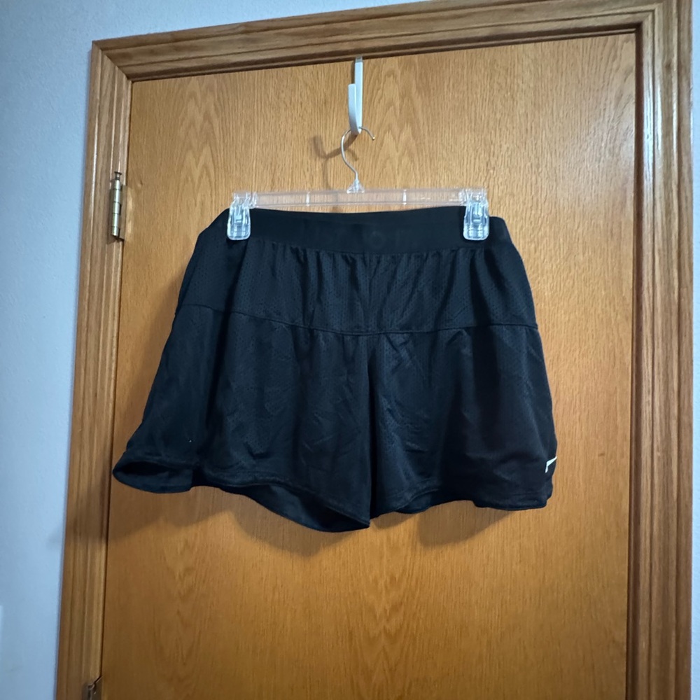 TWO pairs Black Athletic Shorts Nike 3x reversible